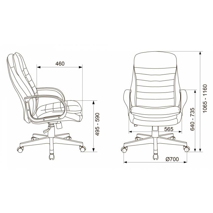 Кресло руководителя echair 515 ml